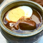 ホテルケーニヒスクローネ - 朝食　ビーフシチュー