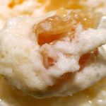 氷屋ぴぃす - 最後はかき氷、グレープフルーツ果肉、グレープフルーツゼリー、グレープフルーツシロップが一体となったスイーツ感全開のかき氷を完食しました。