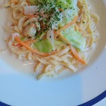 カンパーニャ - ホタテのクリームソースパスタ