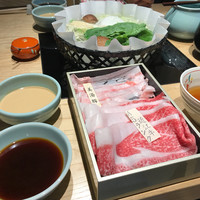 瓢斗 四条烏丸店 - 出汁しゃぶと牛しゃぶ食べ比べコース7000円