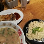 博多 一風堂 - 2017.6.4 元祖白丸＋餃子