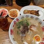 博多 一風堂 - 2017.6.4 元祖白丸＋餃子