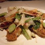 トラットリア スペランツァ エッセ - 焼いた白子のサラダ仕立て