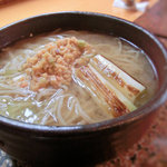 手打ち蕎麦とフレンチの やな木 - ＜2017年6月＞納豆蕎麦（特注）