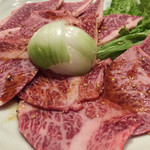 焼肉 紫峰牛 - ロース、カルビ2点盛り