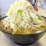 ラーメン二郎 - みそラーメン[ヤサイ、アブラ] ￥750