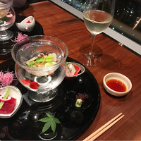 WASHOKU 蒼天  - 甘鯛胡麻マリネとお造り盛り合わせ