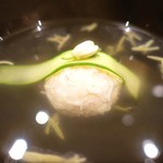 銀座 しのはら - 4.毛蟹の真丈