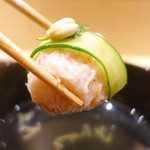 銀座 しのはら - 5.毛蟹の真丈