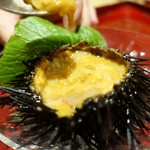 銀座 しのはら - 10.雲丹とぶどう海老の紹興酒漬けリゾット