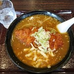 カレーハウス CoCo壱番屋 - 手仕込とんかつカレーらーめん+チーズ（トッピング）