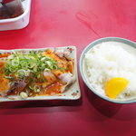 萬福 - ミニ焼豚セット・ライス