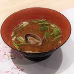 和旬菜 えつ - アサリ汁