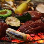 Kafeandodaininguhonohono - バニアンリゾート炭火七輪BBQ！