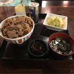 樹家 - スタ丼。
肉並盛。
税込450円。
旨し。