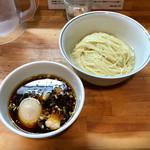 麺屋彩香 - 味玉醤油つけ麺
