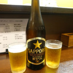 Daimonji - サッポロ黒ラベル　中瓶　500円