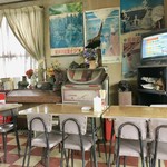 Maruya Shokudo - レトロな店内