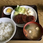 丸屋食堂 - ソースカツ定食　600円