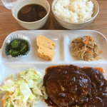 喫茶 かけはし君 - デミグラハンバーグ定食¥500