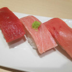 にぎり長次郎 - 本まぐろ三昧　874円 