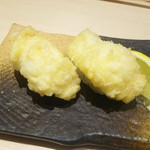 にぎり長次郎 - 鱧の天ぷら(期間限定)