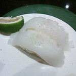 にぎり長次郎 - あおりいか塩かぼす(期間限定) 