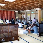 中華そば処 琴平荘 - 大広間が店内