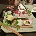 木曽路 - お刺身4人盛り