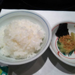 木曽路 - ご飯・お漬け物