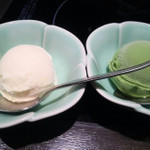 木曽路 - バニラアイス・抹茶アイス