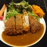 シャンパン食堂の洋食屋さん - 茶美豚のロースカツレツ、2種のマスタードデミグラスソース