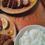 とんかつ かつせい - ご飯180円