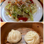 苗老太 - 冷やし担々麺と小籠包 ９７０円