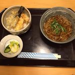 Kouan-ABE - かけ蕎麦と半天丼