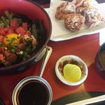 佳倉　 - マグロ丼と唐揚げのセット