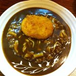 カレーハウス すぷ～ん - チーズカレー \560 ＋ コロッケ \60 ＋ 大盛り \60