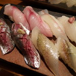やまひこ鮨 - ◆地魚のにぎり＠３，０００円
