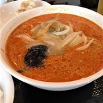 三熙 - ピリ辛の野菜あんかけ担々麺