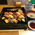 すし　七搦 - ランチにぎり１５貫 900円（税抜）