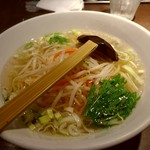 上海華龍 - 【2017.6.14(水)】本日のランチ①の塩もやしラーメン