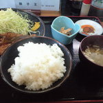 獅子王 - 和豚もちぶたのロースカツ定食