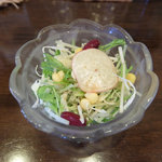 旬菜中華 玉家 - 玉家ランチのサラダ