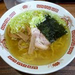 味の濱龍 - 塩ラーメンのアップ