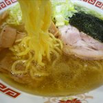 味の濱龍 - 塩ラーメンの麺