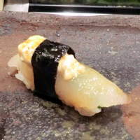 花見鮨 - カワハギ肝つきタレつき
