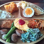 くるるの杜 農村レストラン - 【2011年01月】おかず部分のアップです。