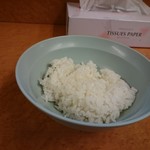 らー麺 家道 - 平成29年6月11日(日)再訪問・小ライスのお代わりは新しい器で。