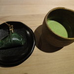 ○庵 - 抹茶と生麩ちまき