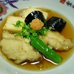 和食処 桂 - 活鯵と豆腐の揚げ出し